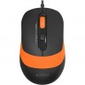 Мышь A4Tech Fstyler FM10 оптическая USB черно-оранжевый FM10 ORANGE