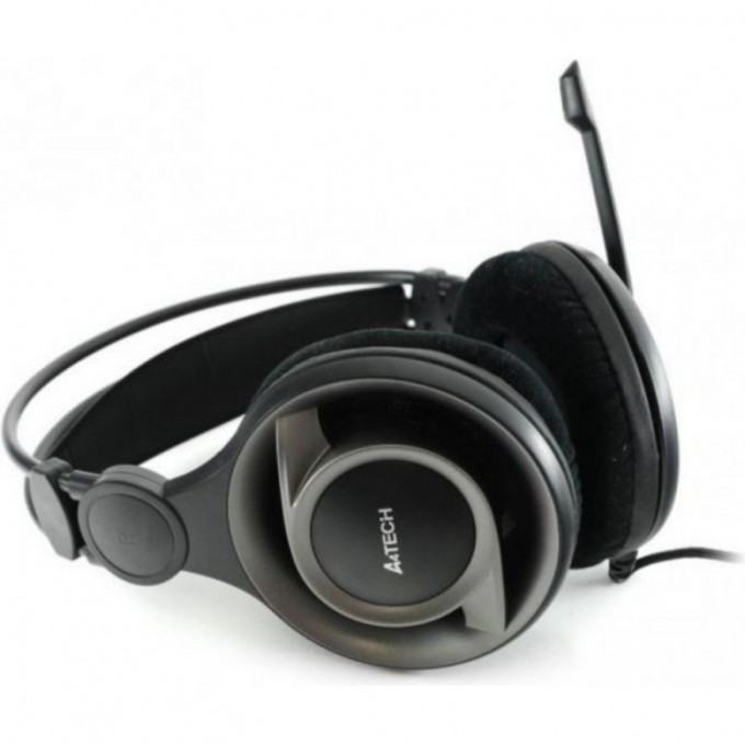 Наушники с микрофоном A4TECH BLOODY 2м мониторные оголовье cеро-черные HS-100