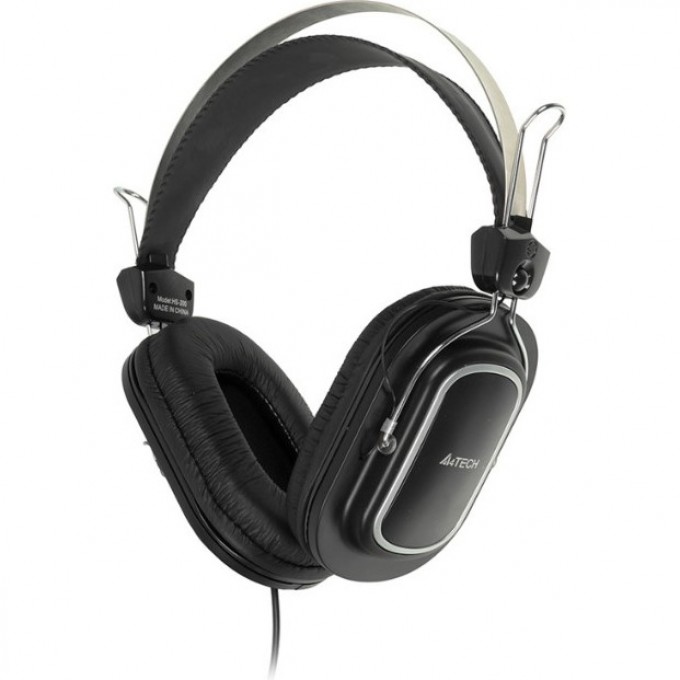 Наушники с микрофоном A4TECH BLOODY 2.2м мониторные оголовье черные HS-200