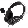 Наушники с микрофоном A4TECH BLOODY 2.5м мониторные оголовье черные HS-50